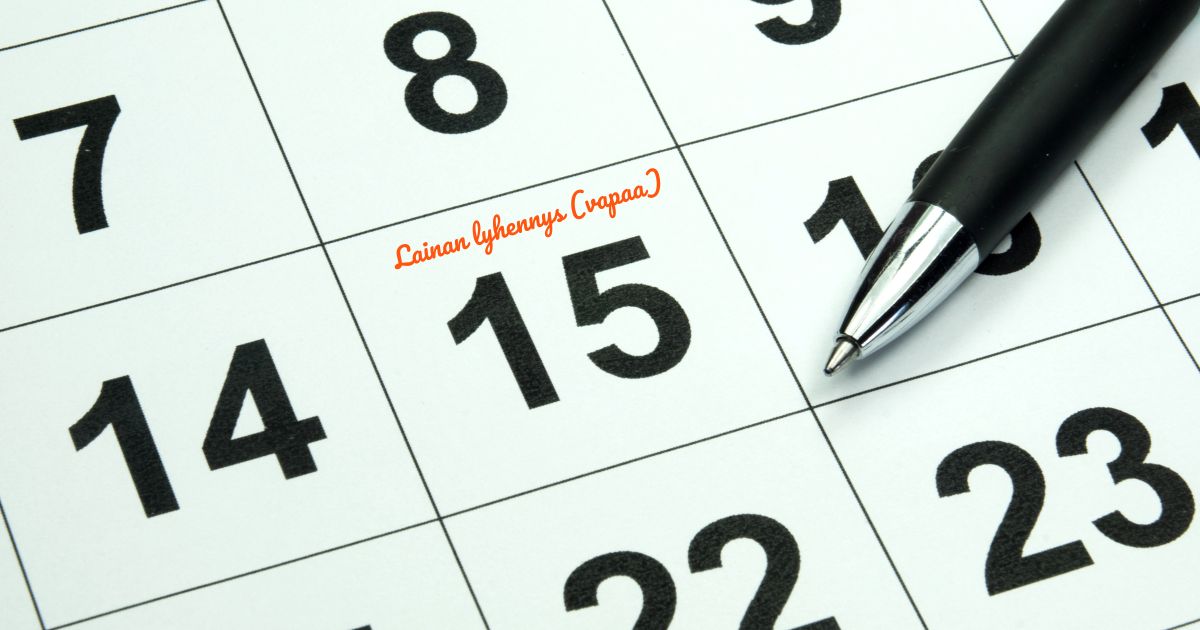 Lainan lyhennysvapaa