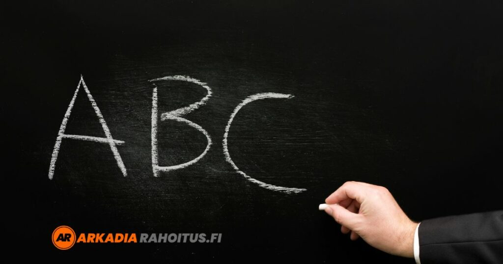 Lainasanasto abc