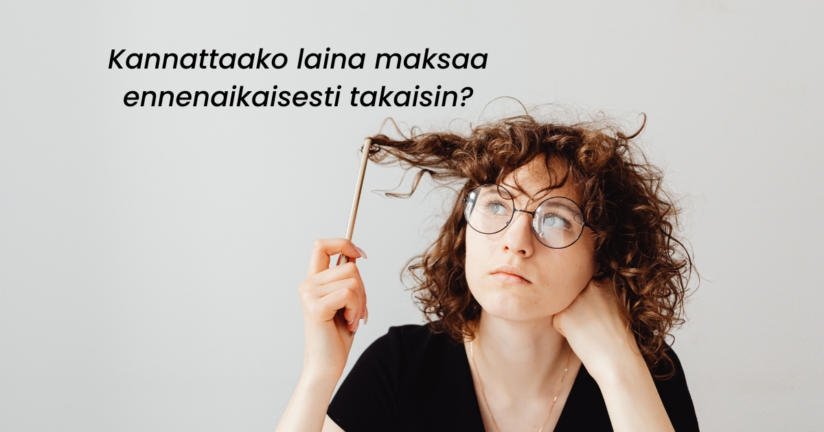 Lainan takaisinmaksu kerralla