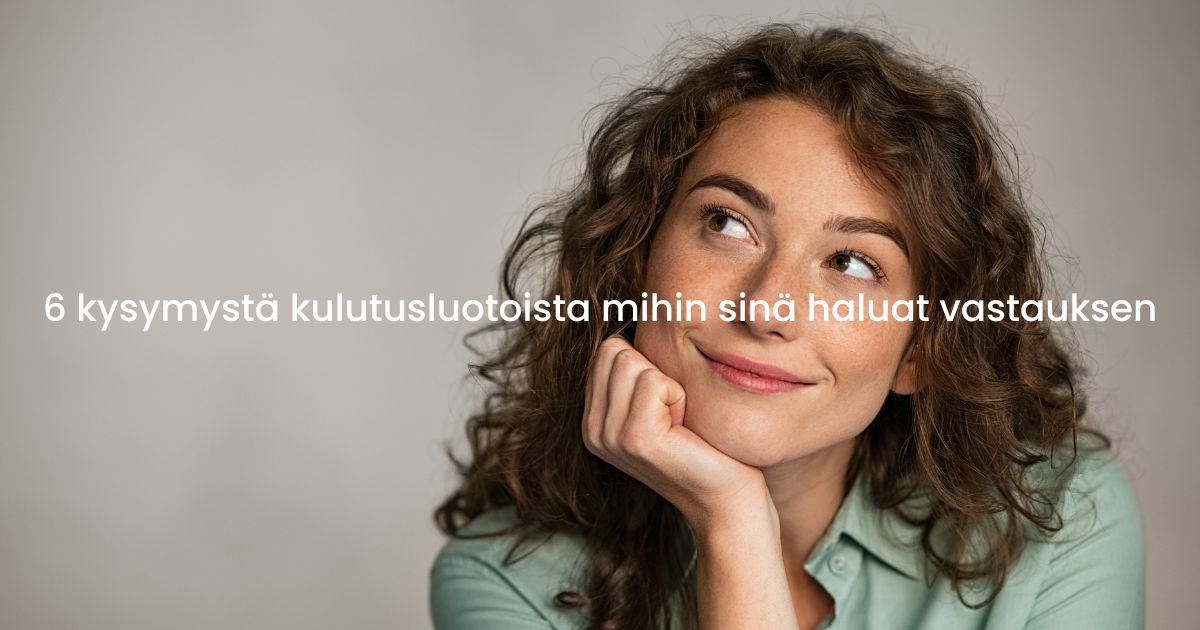 mikä on kulutusluotto
