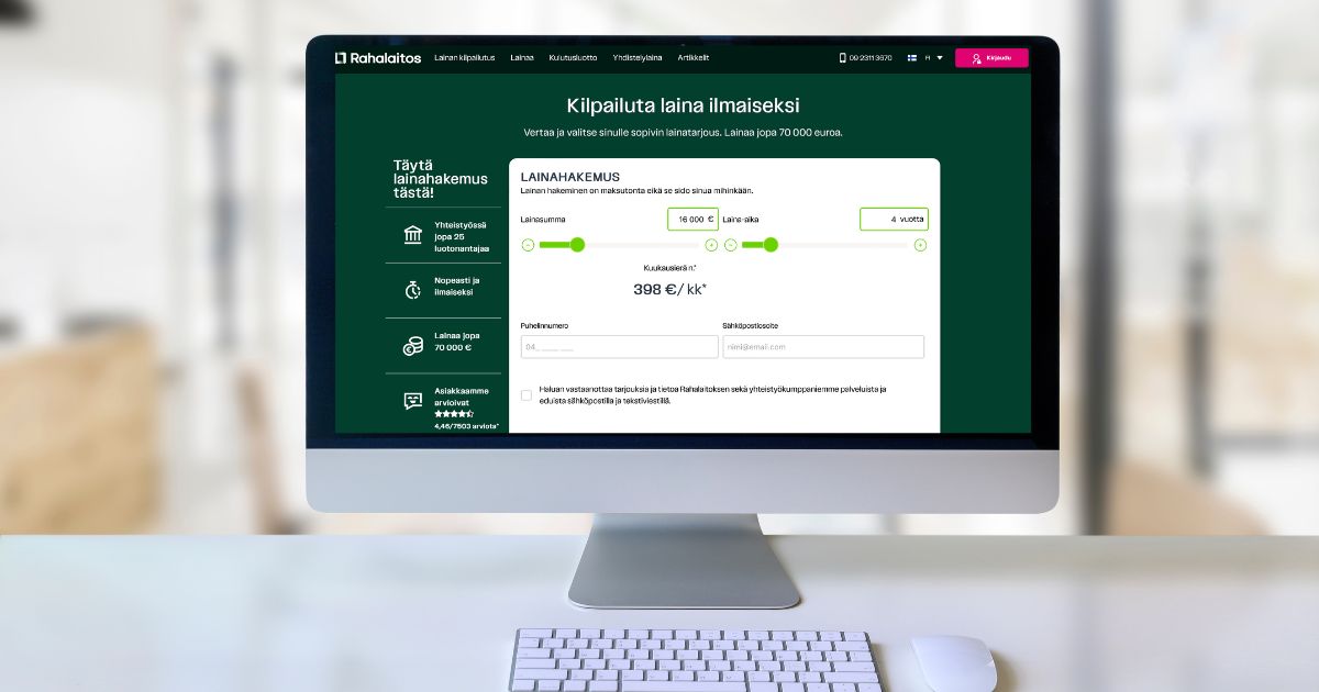 rahalaitos kokemuksia