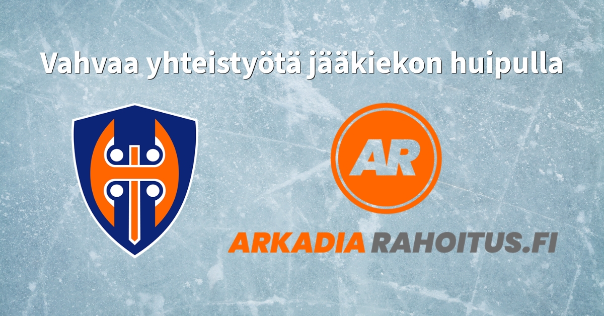 Tappara ja Arkadia Rahoitus yhteistyö